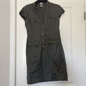 H&M Olive Green Mini Dress
